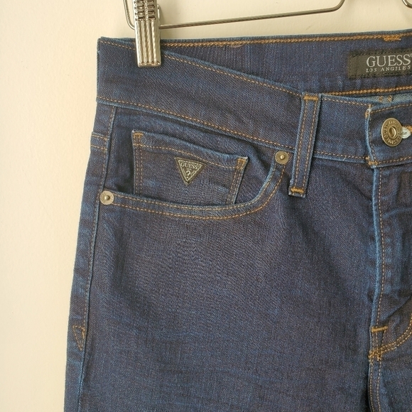 Guess Lincoln straight slim jean indigo blue size 32 - Picture 3 of 13